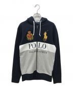 POLO RALPH LAURENポロ・ラルフローレン）の古着「ジップパーカー」｜ネイビー