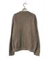 AURALEE (オーラリー) SUPER FINE/WOOL RIB KNIT BIG PO/A20AP03RK/ウールリブニットセーター/20AW ブラウン サイズ:4：13000円