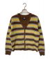 stussy（ステューシー）の古着「Horizontal stripe cardigan ホリゾンタルストライプカーディガン stussy ステューシー Vネック 」｜マルチカラー