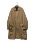 MARKAWARE（マーカウェア）の古着「ORGANIC COTTON WEATHER CLOTH SINGLE TRENCH COAT/A20A-05CO01C/オーガニックコットンウェザークロースシングルトレンチコート」｜ベージュ