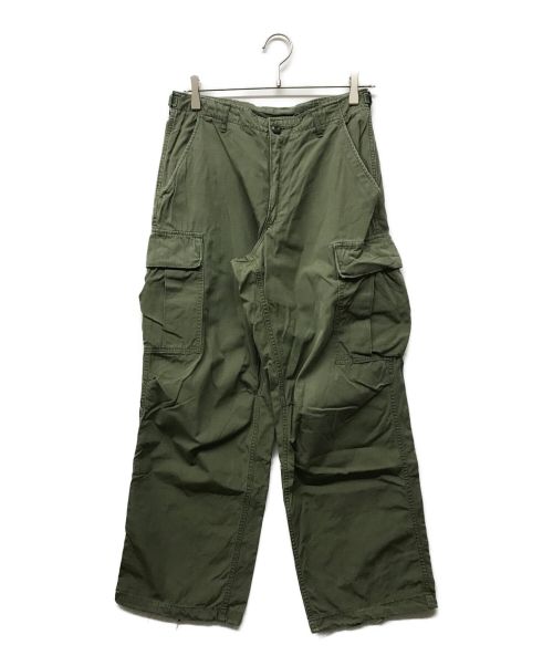 US ARMY（ユーエスアーミー）US ARMY 60's Jungle Trousers Fatigue ジャングル トラウザーズ ファティーグ トロピカルパンツ リップストップ Rジッパー カーゴパンツ 8405-035-3305の古着・服飾アイテム