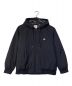 DANTON（ダントン）の古着「LIGHT DOWN HOODED JACKET ライトダウンフーデットジャケット  DANTON ダントン ネイビー DT-A0041 NTL ダブルジップ」｜ネイビー