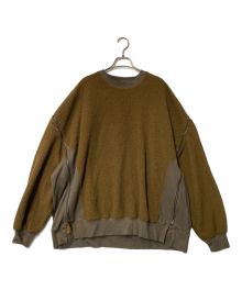 FACETASM（ファセッタズム）の古着「FLEECE ZIPPER SWEAT/フリースジッパー スウェット/CSW-SW-M07/FACETASM/ファセッタズム/Made in JAPAN」｜ブラウン