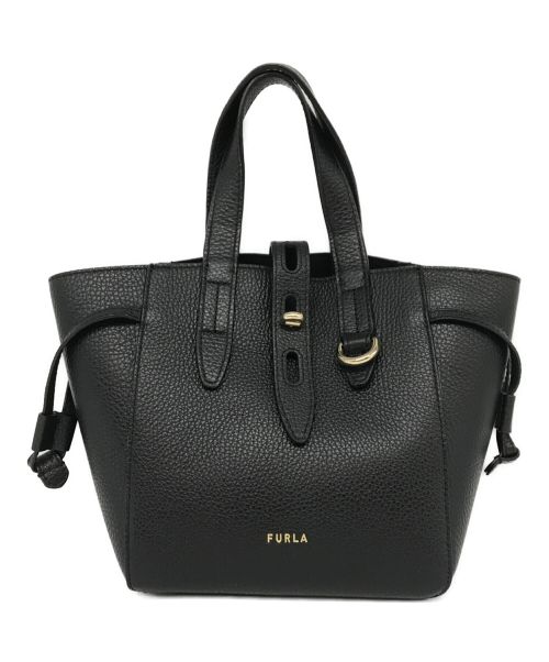 FURLA（フルラ）FURLA (フルラ) NET MINI TOTE/HSF000/ハンドバッグ/ショルダーバッグ/ ブラックの古着・服飾アイテム