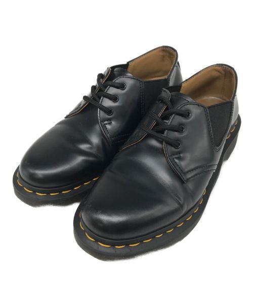 Dr.Martens（ドクターマーチン）Dr.Martens (ドクターマーチン) GUSSET Dr.Martens ドクターマーチン サイドゴア 1461GUSSET ブラック サイズ:UK5の古着・服飾アイテム