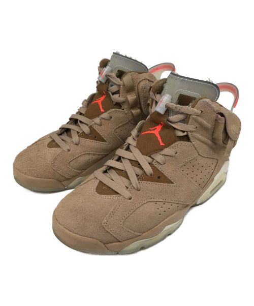 NIKE（ナイキ）NIKE Travis Scott (トラヴィス スコット) AIR JORDAN 6 RETRO　British Khaki　エアジョーダン 6 レトロ スぺシャル　DH0690-200 British Khaki サイズ:25.5cmの古着・服飾アイテム