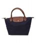 LONGCHAMP（ロンシャン）の古着「ル プリアージュ トップハンドルバッグ /SL1621089645/LONGCHAMP/ロンシャン」｜パープル