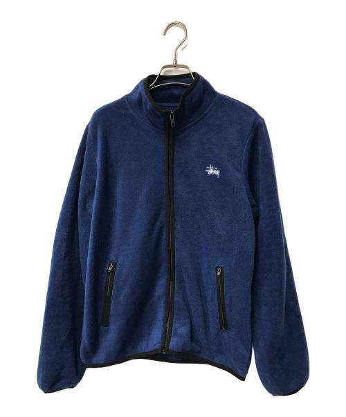 stussy（ステューシー）stussy (ステューシー) フリースジャケット ブルー サイズ:Sの古着・服飾アイテム