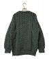 ARAN SWEATER MARKET (アランセーターマーケット) ケーブルニット ARAN SWEATER MARKET アランセーターマーケット クルーネック グリーン サイズ:M：5000円