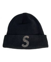 SUPREME×New Era（シュプリーム×ニューエラ）の古着「Swarovski  S Logo Beanie "Black"/スワロフスキーSロゴビーニー ニット帽」｜ブラック