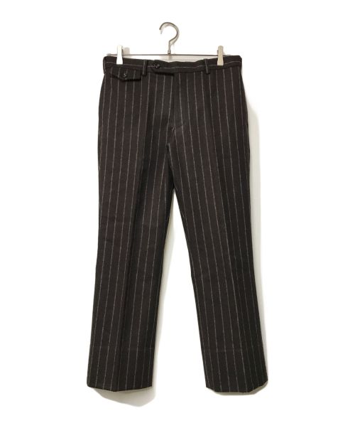 JOHN LAWRENCE SULLIVAN（ジョンローレンスサリバン）JOHN LAWRENCE SULLIVAN SLIM TROUSERS スリムトラウザーズ JOHN LAWRENCE SULLIVAN ジョンローレンスサリバン ウールスラックス ストライプ 日本製 2B003-0118-09の古着・服飾アイテム