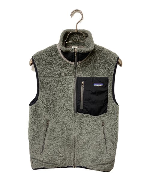 Patagonia（パタゴニア）Patagonia (パタゴニア) CLASSIC RETRO-X VEST Patagonia パタゴニア フリースベスト 23047 グレー サイズ:Sの古着・服飾アイテム