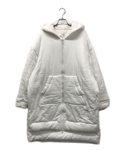 MM6 Maison Margiela（エムエムシックス メゾンマルジェラ）MM6 Maison Margiela Oversized Padded Zip Hoodie Jacket オーバーサイズパデッドフゥーディージャケット S62CT0045 S21058 ホワイト サイズ:Sの古着・服飾アイテム