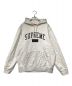 SUPREME（シュプリーム）の古着「studded hooded sweatshirt スタデッドフーデッドスウェットシャツ Supreme シュプリーム 」｜グレー