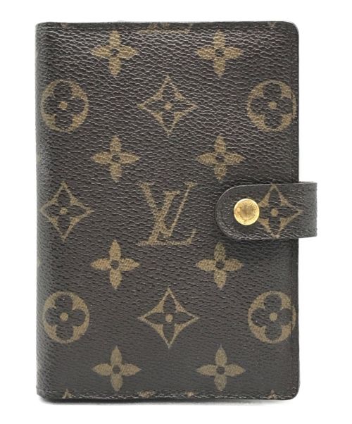 LOUIS VUITTON（ルイ ヴィトン）LOUIS VUITTON (ルイ ヴィトン) 手帳カバー　ルイヴィトン LOUIS VUITTON アジェンダPM R20005 モノグラム 手帳カバー モノグラムキャンバス ブラウン　R20005 ブラウンの古着・服飾アイテム