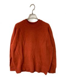 Yonetomi（ヨネトミ）の古着「CIRCLE KNIT P/O YONETOMI NEW BAISC ヨネトミニューベーシック 95-234-016」｜ブラウン