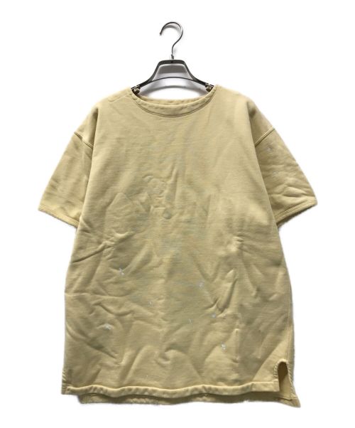 OLD JOE & Co.（オールドジョー）OLD JOE & Co. (オールドジョー) PATINA SWEAT UNDERSHIRT　半袖スウェット　デザイン　タグ付　2210J-CT06 イエロー サイズ:38の古着・服飾アイテム