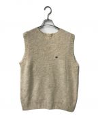 SCYEサイ）の古着「Shetland Wool Brushed Sweater Vest SCYE サイ 5122-13601 シェットランドウール ブラッシュド ニットベスト オートミール ベージュ」｜ベージュ