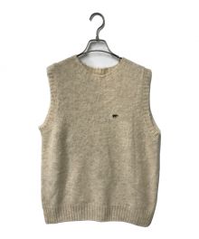 SCYE（サイ）の古着「Shetland Wool Brushed Sweater Vest SCYE サイ 5122-13601 シェットランドウール ブラッシュド ニットベスト オートミール ベージュ」｜ベージュ