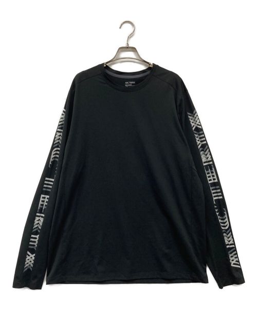 ARC'TERYX（アークテリクス）ARC'TERYX (アークテリクス) Cormac Logo LS  コーマック クルーネック 長袖Tシャツ 29682 ブラック サイズ:Lの古着・服飾アイテム