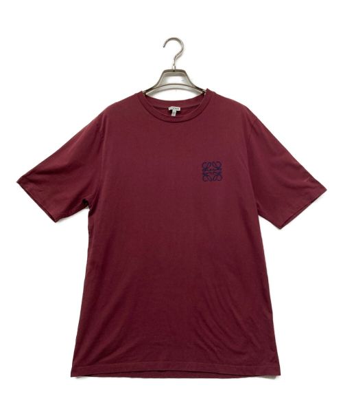 LOEWE（ロエベ）LOEWE アナグラム刺繍Tシャツ LOEWE ロエベ 2022SS Anagram Embroidery Tee H2179680CR ロエベ アナグラムエンブロイダリーTシャツ 半袖カットソー ロゴ刺繍  H2179680CRの古着・服飾アイテム