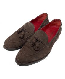 Cordwainer（コードウェイナー）の古着「スエードタッセルローファー Cordwainer コードウェイナー スエード レザー CW18520CHARE193」｜ブラウン