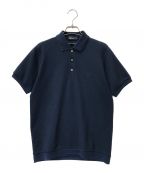 FRED PERRYフレッドペリー）の古着「ポロシャツ FRED PERRY フレッドペリー FZ1779 HEM RIB PIQUE SHIRT ﾒﾝｽﾞ ネイビー SOLOTEX　ソロテックス」｜ネイビー