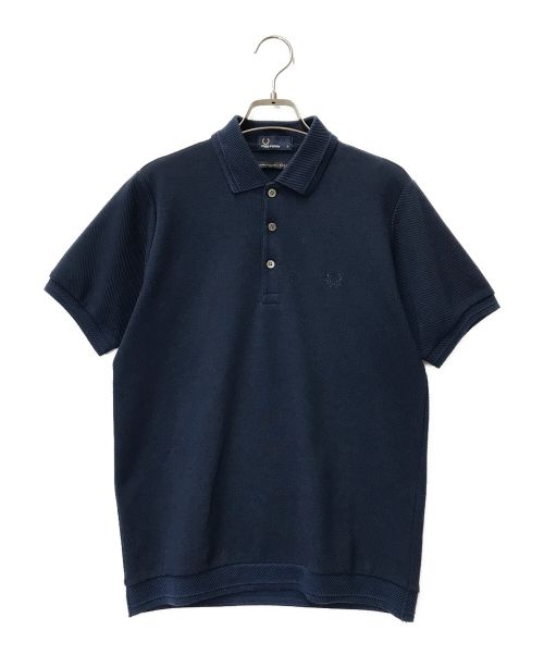 FRED PERRY（フレッドペリー）FRED PERRY (フレッドペリー) ポロシャツ FRED PERRY フレッドペリー FZ1779 HEM RIB PIQUE SHIRT ﾒﾝｽﾞ ネイビー SOLOTEX　ソロテックス ネイビー サイズ:Sの古着・服飾アイテム