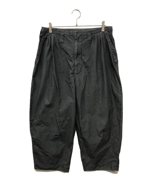 Porter Classic（ポータークラシック）Porter Classic (ポータークラシック) POPLIN JAZZ PANTS ポプリンジャズパンツ Porter Classic ポータークラシック 19SS 19年春夏 テーパードパンツ 日本製 グレー サイズ:Lの古着・服飾アイテム