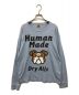 HUMAN MADE（ヒューマンメイド）の古着「BULLDOG L/S TEE/ブルドッグロングスリーブティーシャツ/プリント/ストリート/NIGO」｜スカイブルー