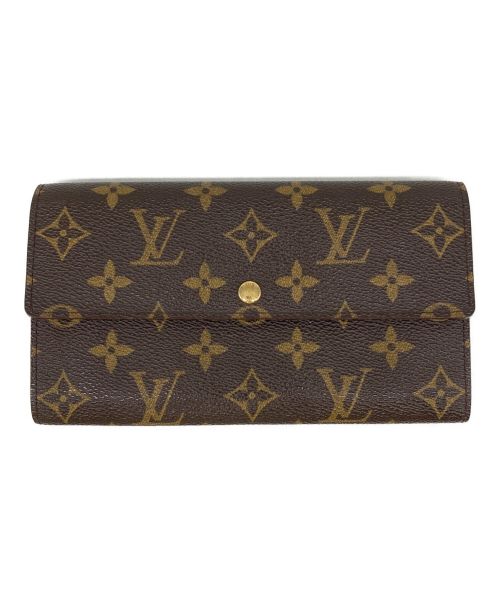 LOUIS VUITTON（ルイ ヴィトン）LOUIS VUITTON (ルイ ヴィトン) モノグラム ポシェット･ポルトモネ･クレディ/M61725/長財布の古着・服飾アイテム