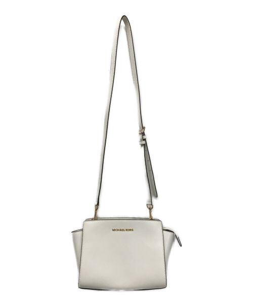 MICHAEL KORS（マイケルコース）MICHAEL KORS (マイケルコース) Selma Medium Metallic Leather Crossbody MICHAEL KORS マイケルコース ショルダーバッグ 型押し 30T3GLMM2L サイズ:下記参照の古着・服飾アイテム