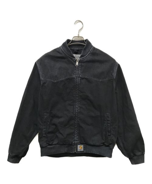 Carhartt WIP（カーハート ワークインプログレス）CARHARTT WIP フェイデッド ボンバージャケット CARHARTT WIP カーハート OG SANTA FE BOMBER stone dyed フェード加工 ワークジャケット i033111-24s-894j サイズ:Sの古着・服飾アイテム