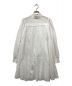 MICHAEL KORS（マイケルコース）の古着「Smocked Cotton Dress スモックコットンドレス MICHAEL KORS マイケルコース ティアードワンピース ギャザー シャーリング MU281774YJ」｜ホワイト