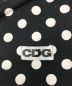 CDG (シーディージー) 大判ストール CDG シーディージー commedesgarcons コムデギャルソン ドット柄 ポルカドット 日本製 プリント 水玉 SZ-K403 ブラック サイズ:下記参照：7000円