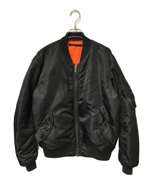 AVIREX（アヴィレックス）AVIREX MA-1リバーシブルジャケット AVIREX アヴィレックス 6132077 ブラック オレンジ 6132077 JACKET FLYING MEN'S INTERMEDIATE MIL-J-8279Eの古着・服飾アイテム