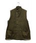 YOKE（ヨーク）の古着「Military Long Vest/ミリタリーロングベスト/YK23FW0546V」｜オリーブ