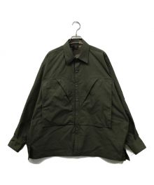 DAIWA PIER39（ダイワ ピア39）の古着「W's TECH REVERSIBLE PARAMARINE JACKET DAIWA PIER39 ダイワ ピア39 リバーシブル シャツジャケット リップストップ BJ-37024L」｜オリーブ