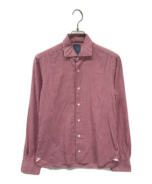 BARBA（バルバ）BARBA (バルバ) チェックシャツ レッド サイズ:記載なしの古着・服飾アイテム