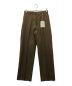 MARKAWARE（マーカウェア）の古着「FLAT-FRONT TROUSERS MARKAWARE マーカウェア タグ付き フラットフロントトラウザーズ 日本製 A21A-03PT03C」｜ブラウン