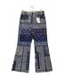 MIYAGIHIDETAKA（ミヤギヒデタカ）の古着「BANDANA D pants MIYAGIHIDETAKA ミヤギヒデタカ Dickies ディッキーズ The Stylist Japan ザスタイリストジャパン poggytheman Rafu 未使用品 タグ付き 再構築 日本製 TSJP-11001」｜ブルー