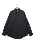 LEエルイー）の古着「シャツ LE エルイー レギュラーカラー 日本製 ブロードシャツ 20-050-053-2200」｜ブラック