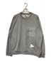 GRAMICCI（グラミチ）の古着「POCKET SWEAT SHIRT ポケットスウェットシャツ GRAMICCI グラミチ and wander アンドワンダー gray グレー 574-4184415 カラビナ付ポケット ロゴ GUJ4-S3004」｜グレー