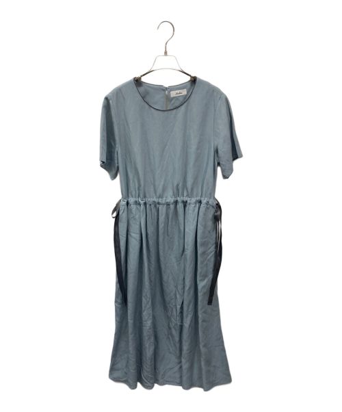Leilian（レリアン）Leilian (レリアン) ワンピース/リネン ブルー サイズ:SIZE 13+の古着・服飾アイテム