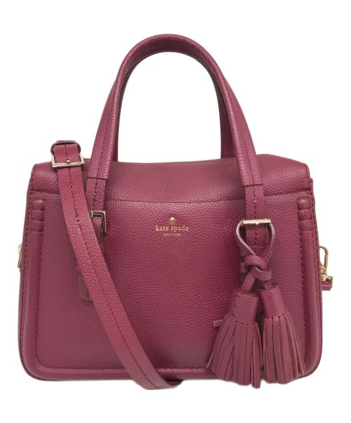 Kate Spade（ケイトスペード）Kate Spade (ケイトスペード) タッセル2WAYバッグ Kate Spade ケイトスペード ショルダーバッグ PXRU7440 ピンク サイズ:下記参照の古着・服飾アイテム