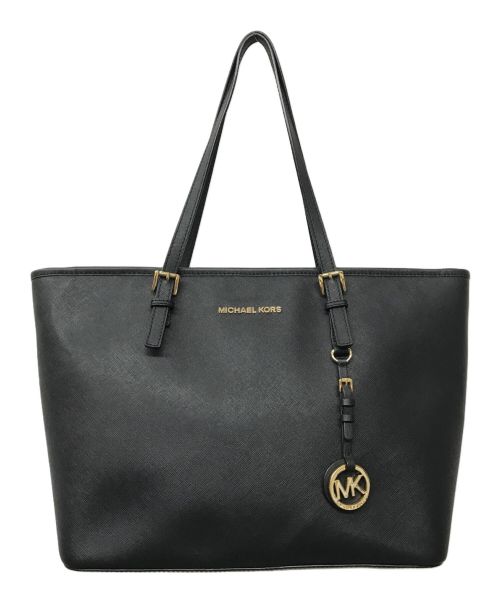 MICHAEL KORS（マイケルコース）MICHAEL KORS (マイケルコース) バッグ MICHAEL KORS マイケルコース MK レザートートバッグ 30S4GTVT2L ブラック サイズ:下記参照の古着・服飾アイテム