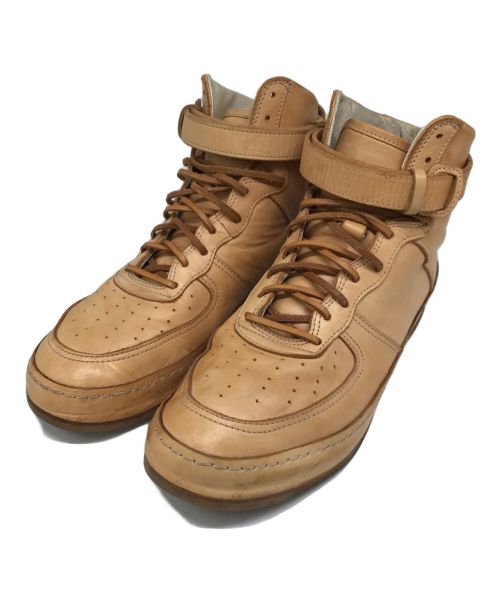 HENDER SCHEME（エンダースキーマ）HENDER SCHEME (エンダースキーマ) レザーハイカットスニーカー Hender Scheme エンダースキーマ  ベージュ サイズ:6の古着・服飾アイテム