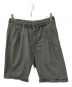 MANDOマンドー）の古着「PE TUCK EASY SHORT PANTS」｜オリーブ