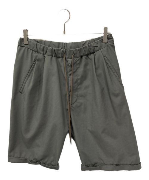 MANDO（マンドー）MANDO (マンドー) PE TUCK EASY SHORT PANTS オリーブ サイズ:Mの古着・服飾アイテム