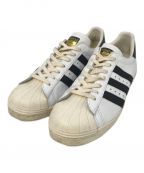 adidasアディダス）の古着「ローカットスニーカー adidas アディダス adidasoriginals アディダスオリジナルス SUPERSTAR スーパースター 80s 復刻版 G61070」｜ブラック×ホワイト